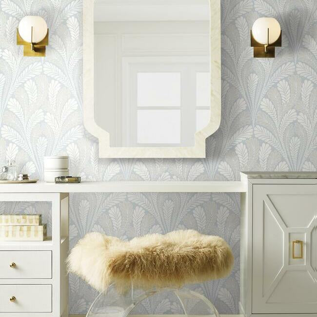 Shell Damask Wallpaper