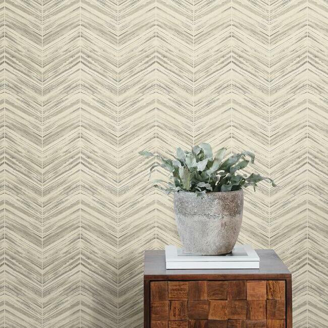 Petite Watercolor Chevron Wallpaper