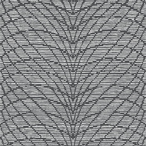 2861-25747 Aperion Dark Brown Chevron Equinox By A Street Prints