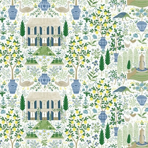 RI5109 Blue/Green Camont Wallpaper