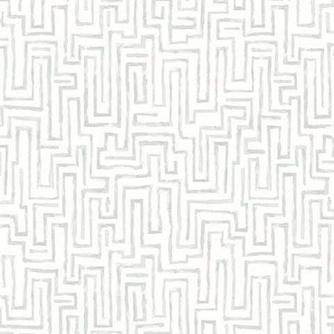 2861-25703 Ramble Grey Geometric Equinox By A Street Prints
