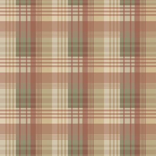 Mulberry Ancient Tartan - Lovat/Red