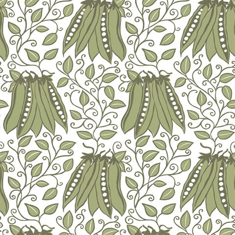 2821-25120 Peas In A Pod Olive Garden Wallpaper