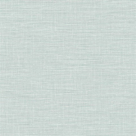 2903-25850 Exhale Light Blue Faux Grasscloth Wallpaper