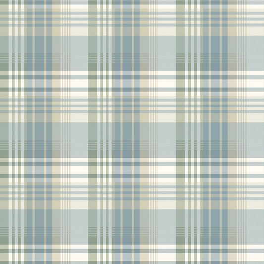 Mulberry Ancient Tartan - Aqua