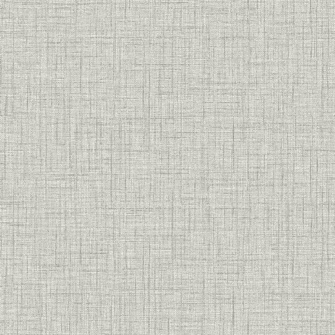 2969-26057 Jocelyn Grey Faux Fabric Wallpaper by Brewster
