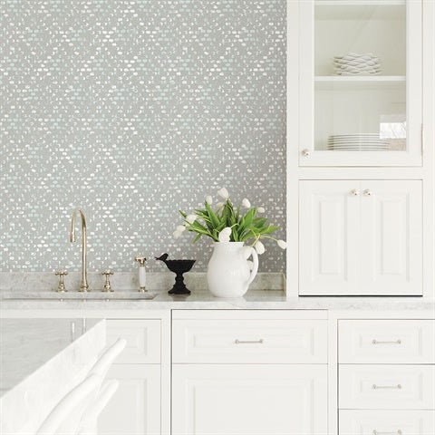 2793-24714 Blissful Light Blue Harlequin Wallpaper