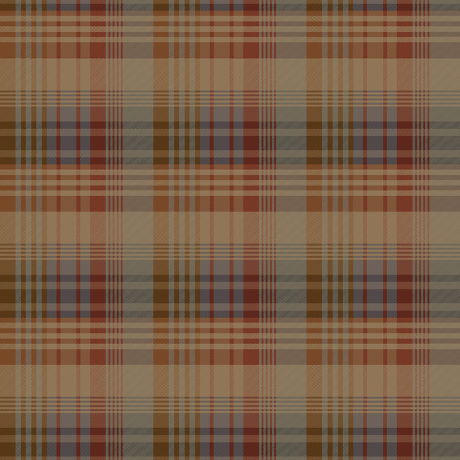 Mulberry Ancient Tartan - Red/Blue