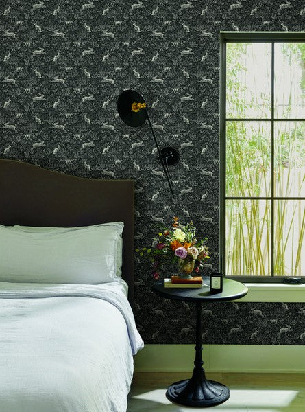 RI5105 Black/White Fable Wallpaper