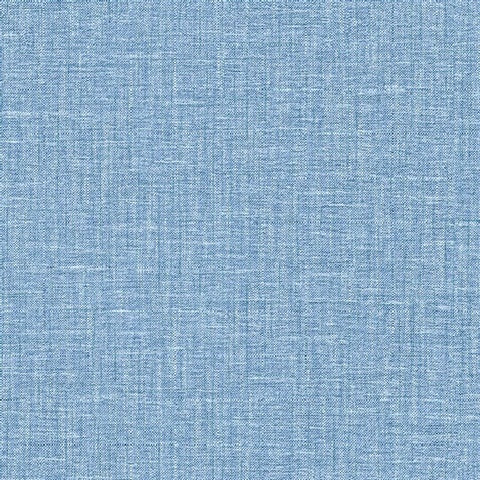 2903-25873 Jocelyn Blue Faux Linen Wallpaper Blue Bell By A Street Prints