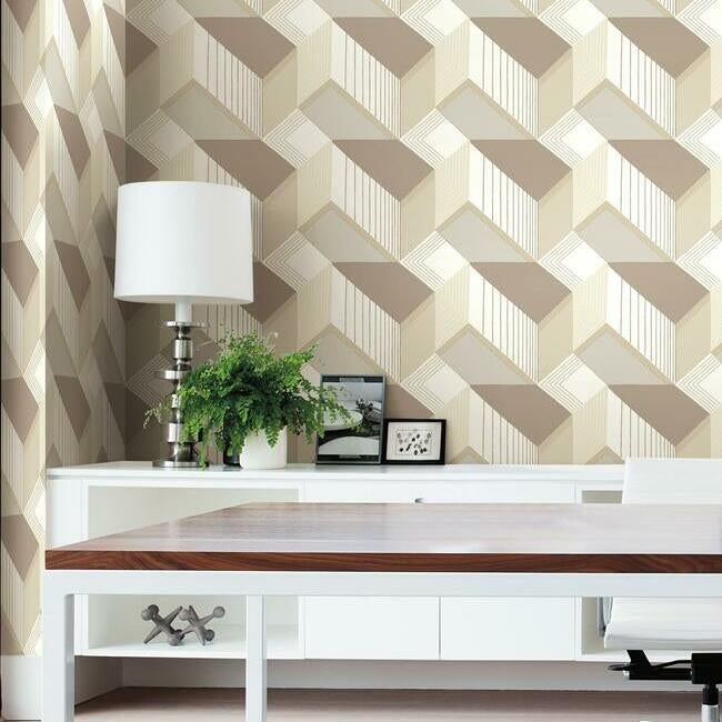 Graphic Geo Blocks Wallpaper