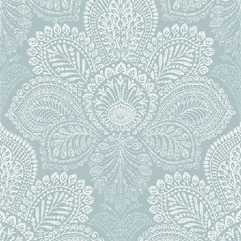 2861-25731 Triumph Light Blue Medallion Equinox By A Street Prints