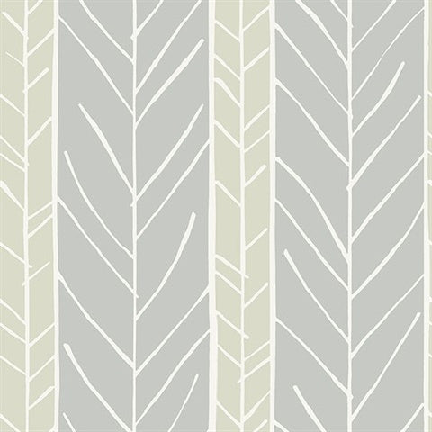 2903-25817 Lottie Grey Stripe Wallpaper Blue Bell By A Street Prints