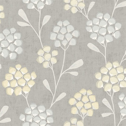 2785-24863 Citrine Scandi Flora Wallpaper