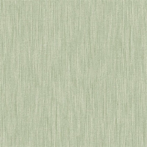 2903-25282 Chenille Sage Faux Linen Wallpaper Blue Bell By A Street Prints