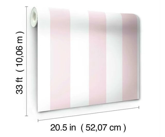 Disney Princess Silk Stripe Wallpaper