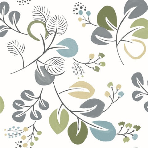 2821-25123 Jona Green Trail Wallpaper