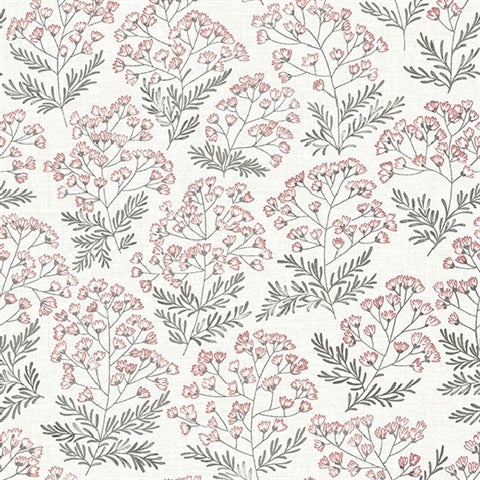 2861-25716 Floret Pink Flora Equinox By A Street Prints