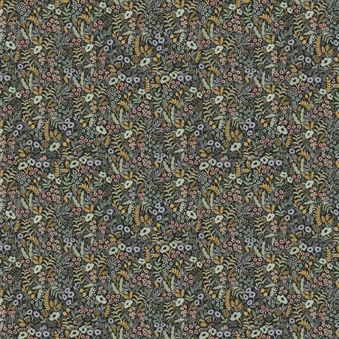 RI5124 Black Tapestry Wallpaper