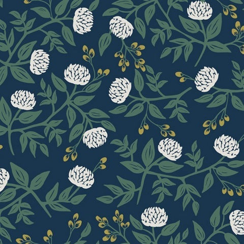 RI5149 Navy Peonies Wallpaper