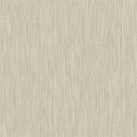 2903-25286 Chenille Light Brown Faux Linen Wallpaper Blue Bell By A Street Print