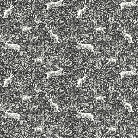 RI5105 Black/White Fable Wallpaper