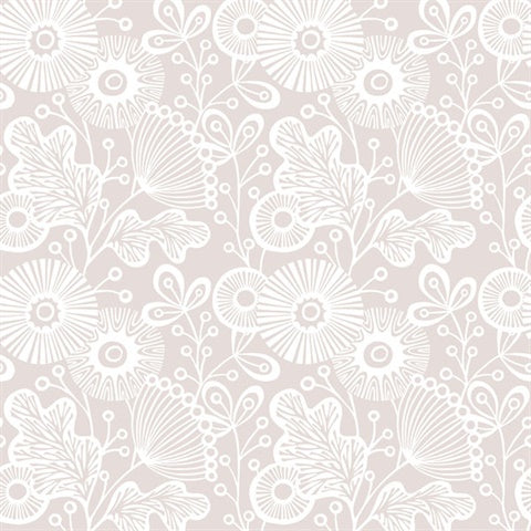 2821-25109 Ana Rose Floral Wallpaper