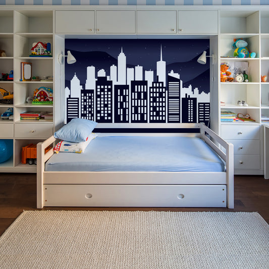 City Blue Mural
