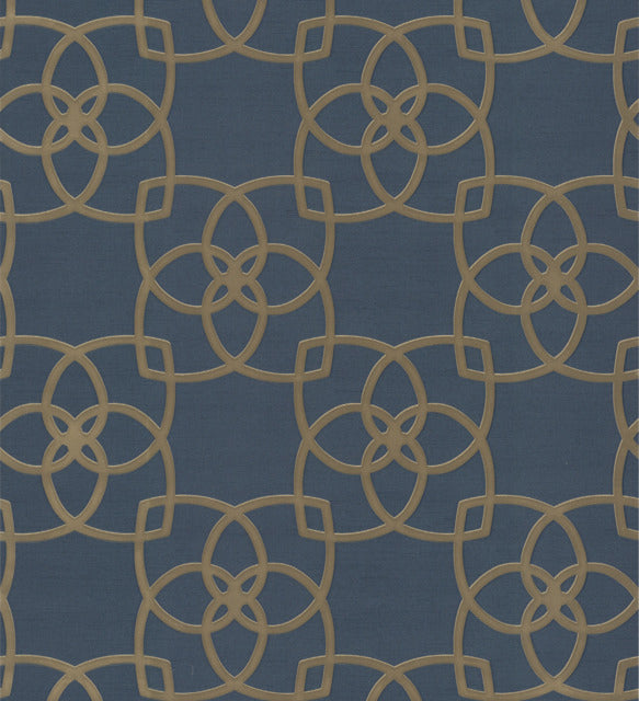 Navy Serendipity Wallpaper