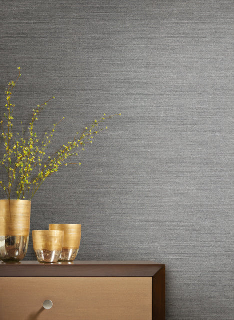 Silver/White Shining Sisal Wallpaper