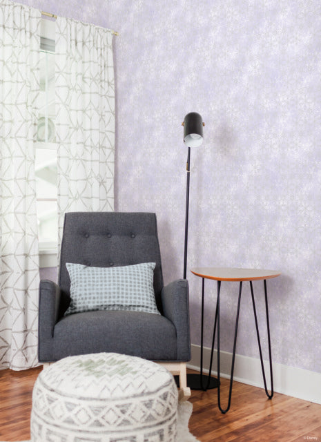 Purple Disney Frozen 2 Snowflake Wallpaper