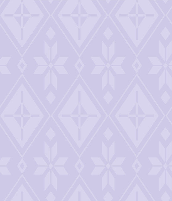Purple Disney Frozen 2 Elsa's Bedroom Wallpaper