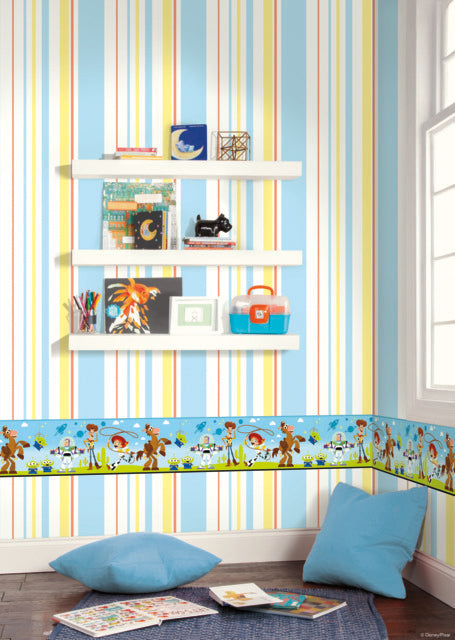 Green Disney and Pixar Toy Story 4 Border Wallpaper Border