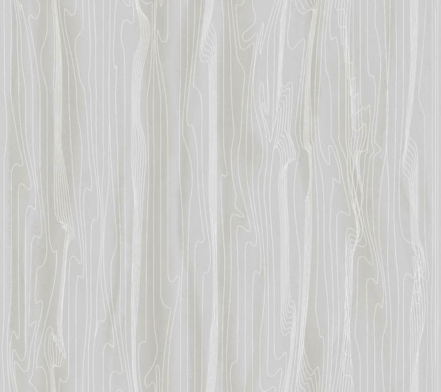 Grey/White Fantasy Faux Bois Wallpaper