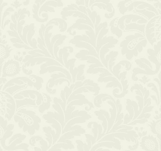 White Modern Romance Wallpaper