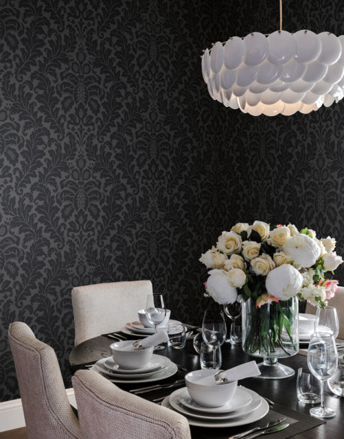 Black Modern Romance Wallpaper