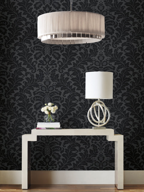 Black Modern Romance Wallpaper