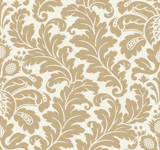 Gold Metallic Modern Romance Wallpaper