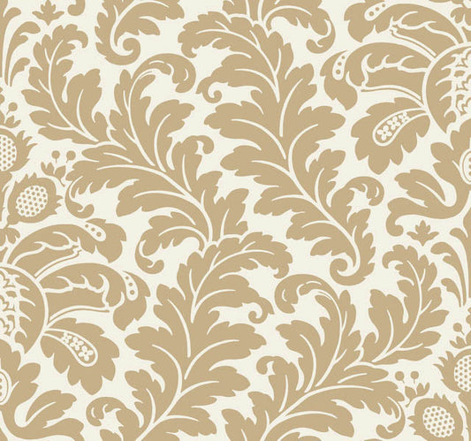 Gold Metallic Modern Romance Wallpaper