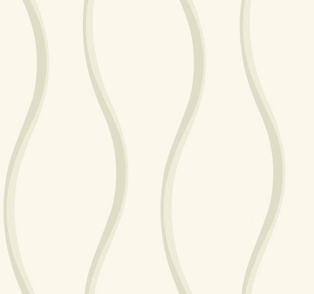 Off White Unfurl Wallpaper