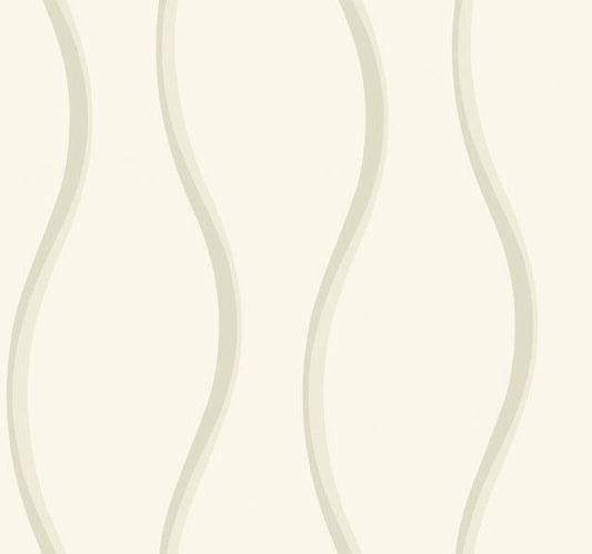 Off White Unfurl Wallpaper
