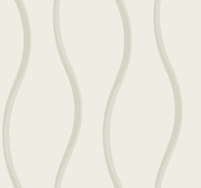 White Unfurl Wallpaper