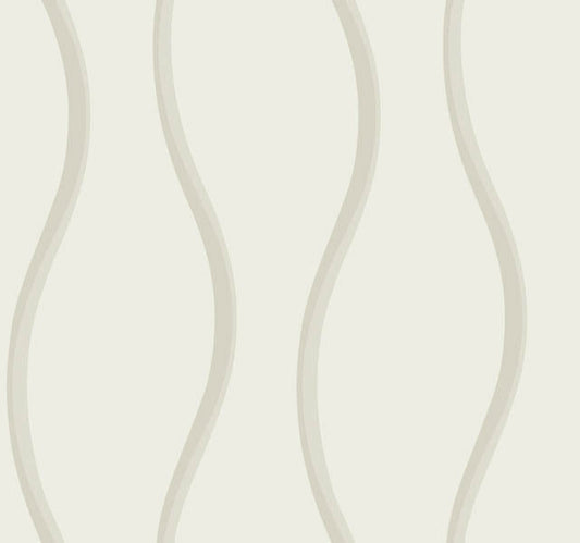 White Unfurl Wallpaper