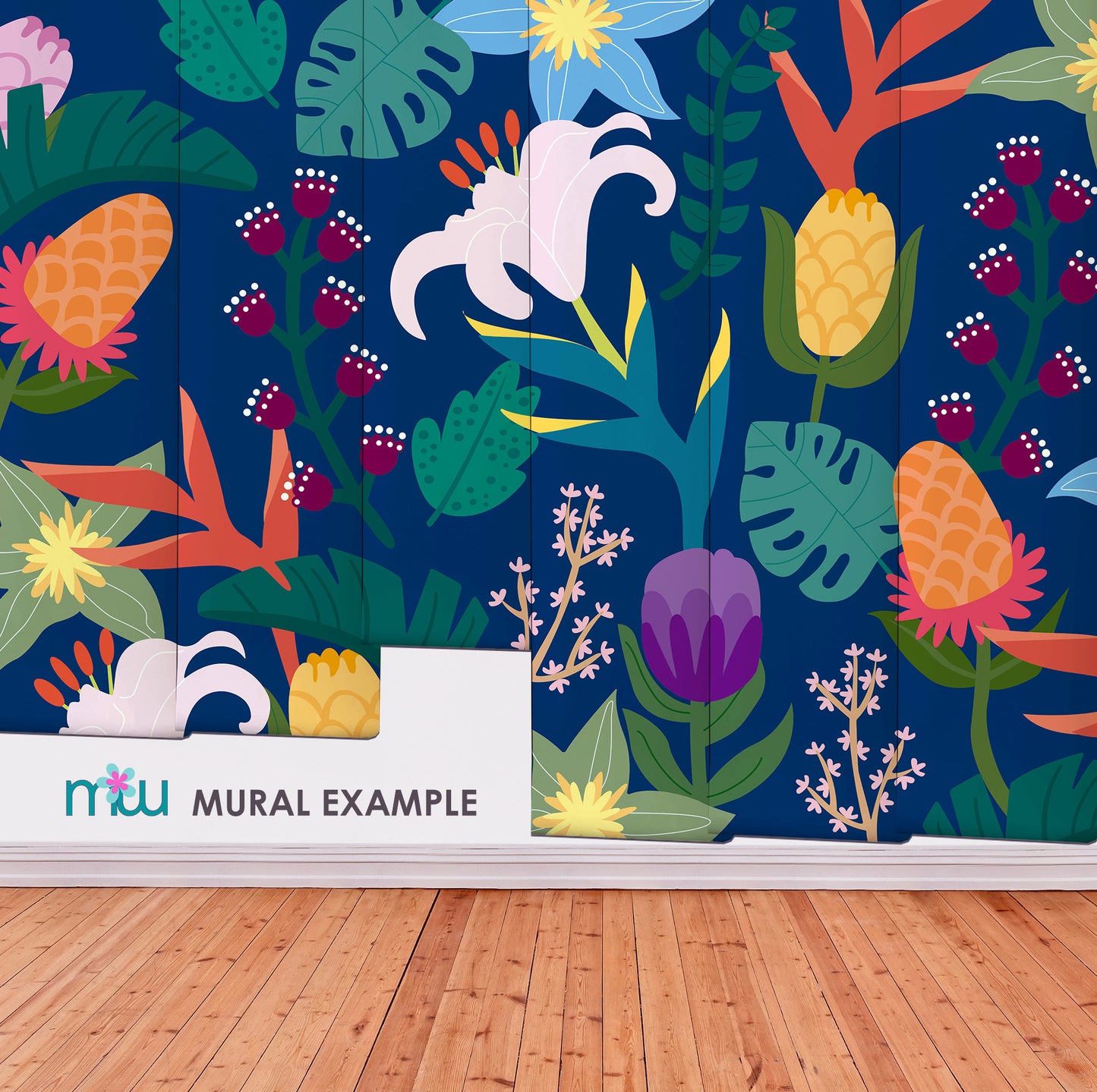 Floral Colorful Mural