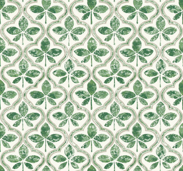 Green Sevilla Clover Wallpaper