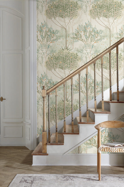 Beige Orchard Wallpaper