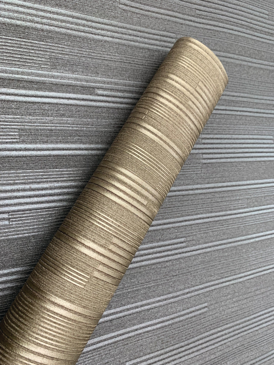 Charcoal Vertical Plumb Wallpaper