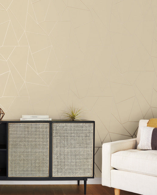 Dark Grey & Gold Nazca Wallpaper Nazca