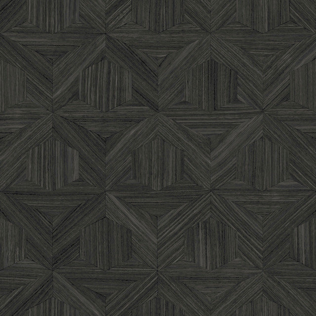 Black Parquet Wallpaper