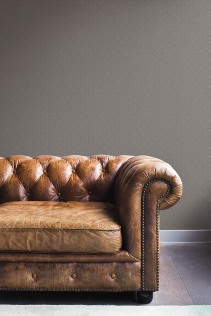 Graphite Wickwork Wallpaper Wickwork